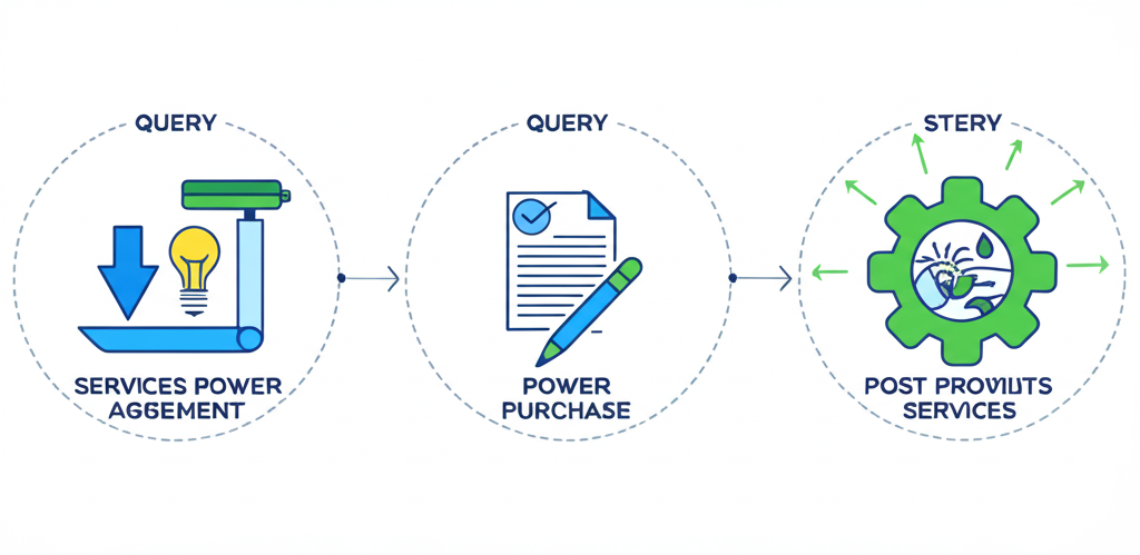 Power Purchase Agreements - Business meeting with contract signing for energy agreement